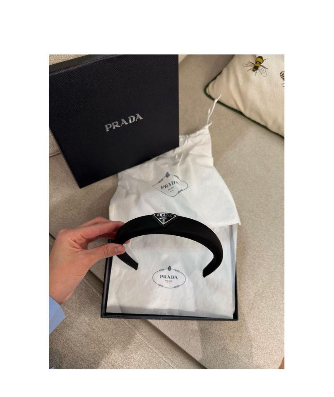 PRADA Черный ободок, фото 2