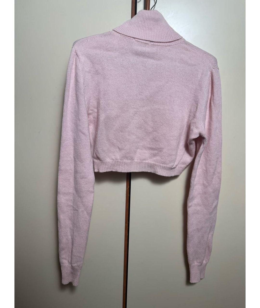 CHIARA FERRAGNI Розовый шерстяной джемпер / свитер, фото 4