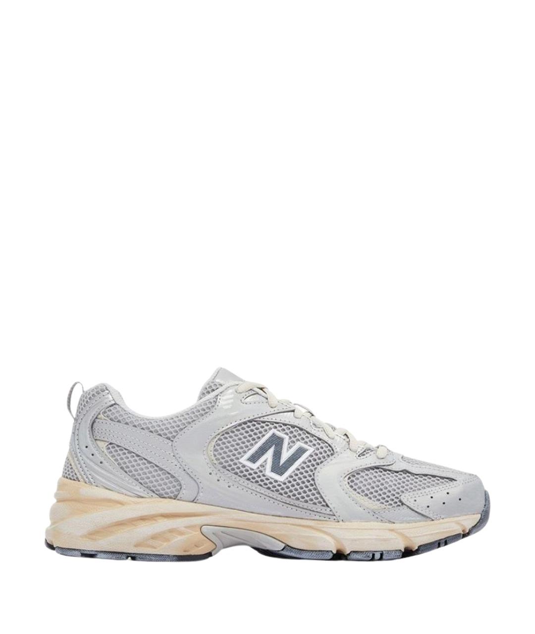NEW BALANCE Серые текстильные кроссовки, фото 1