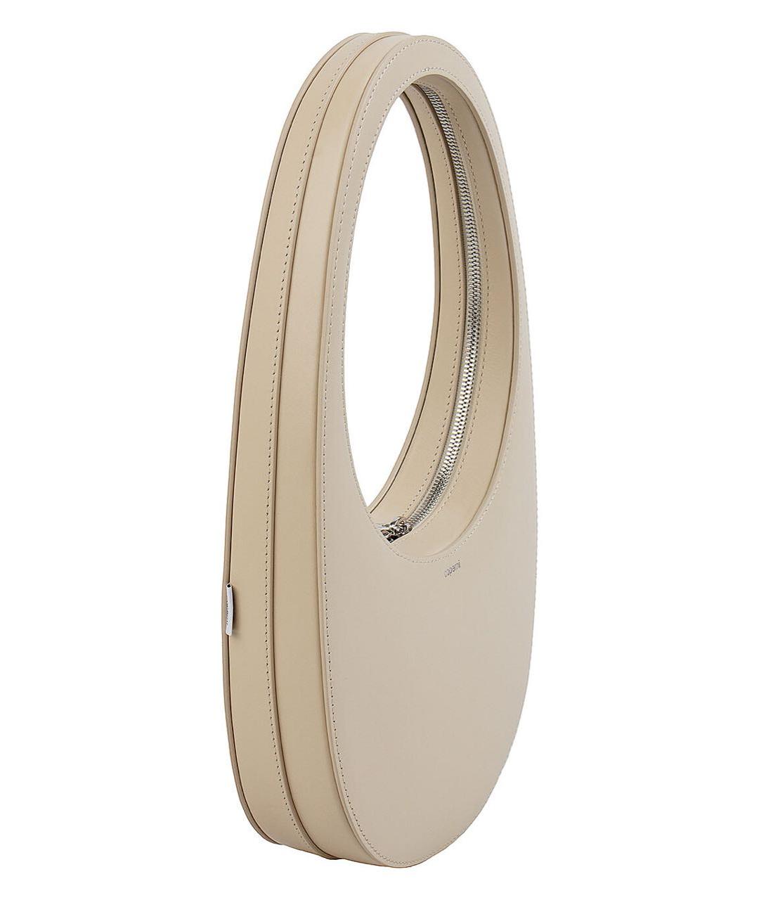 COPERNI Бежевая кожаная сумка через плечо, фото 2