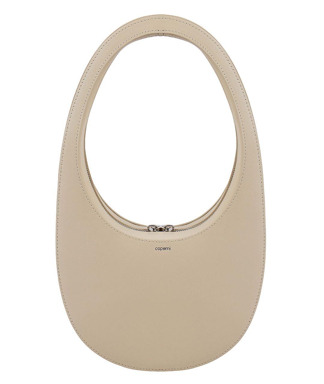 COPERNI Бежевая кожаная сумка через плечо, фото 1