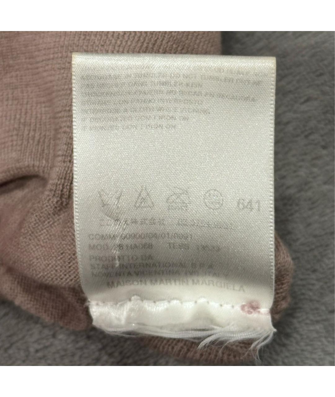 MAISON MARGIELA Розовый шерстяной джемпер / свитер, фото 6