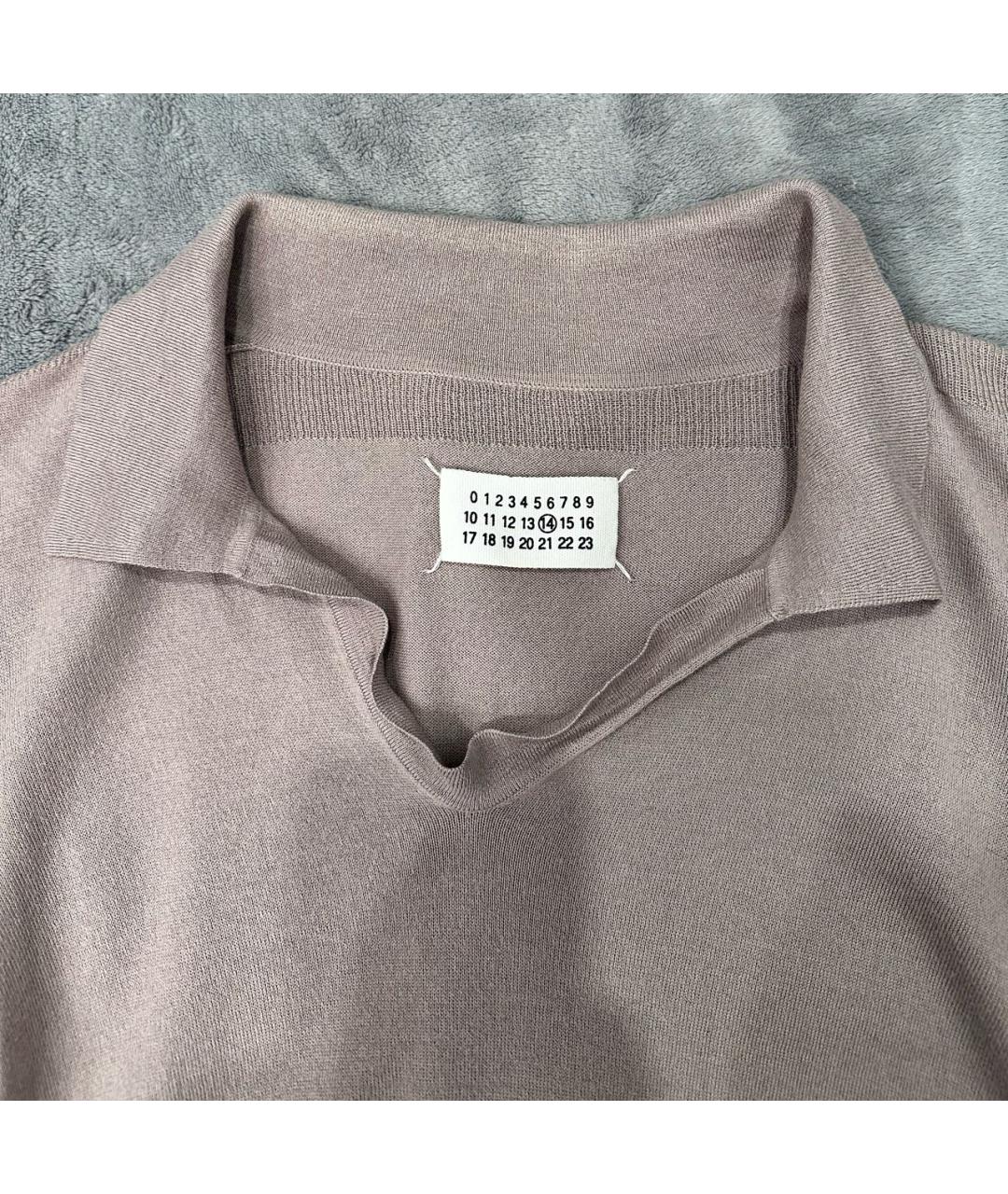 MAISON MARGIELA Розовый шерстяной джемпер / свитер, фото 3