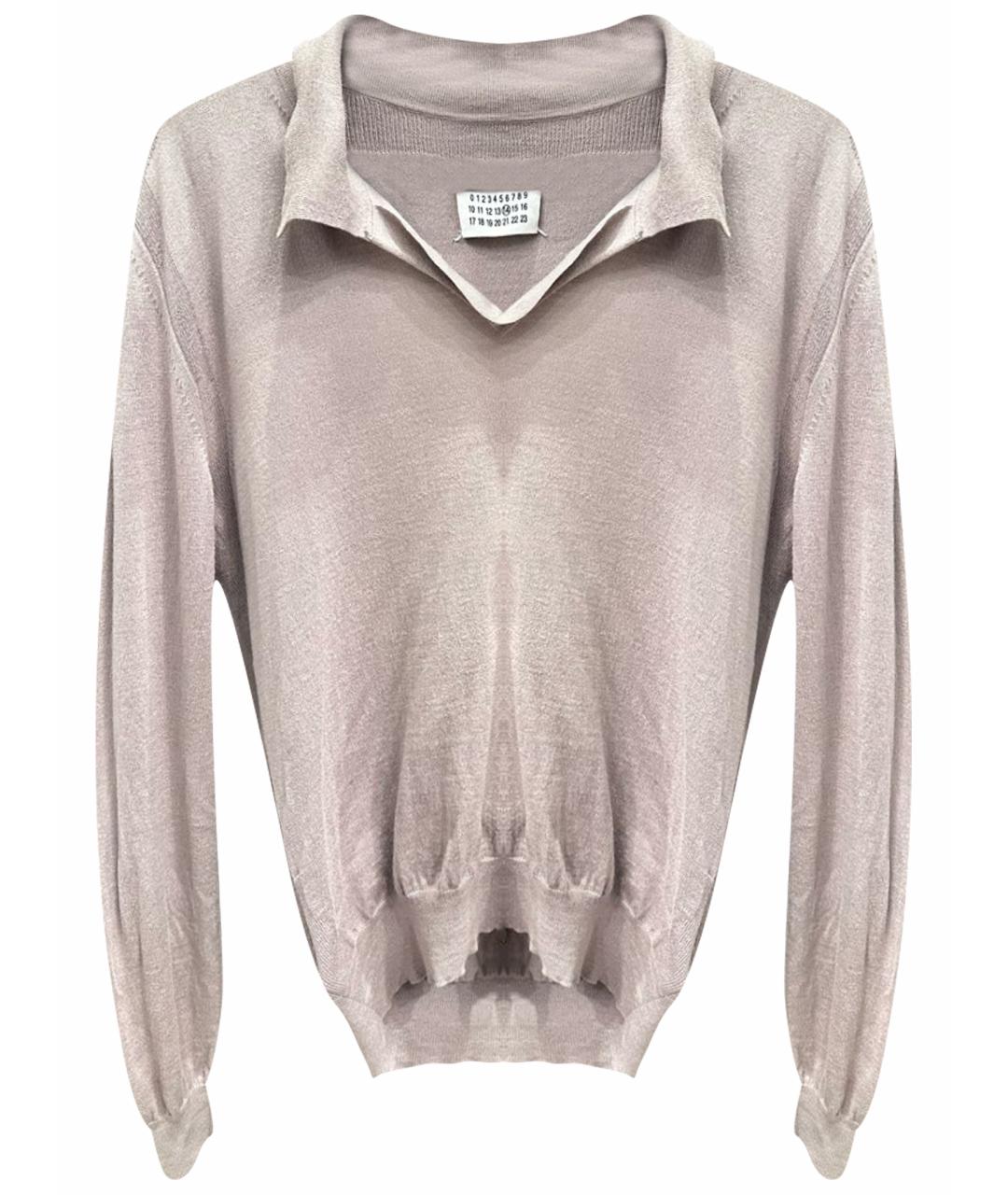 MAISON MARGIELA Розовый шерстяной джемпер / свитер, фото 1