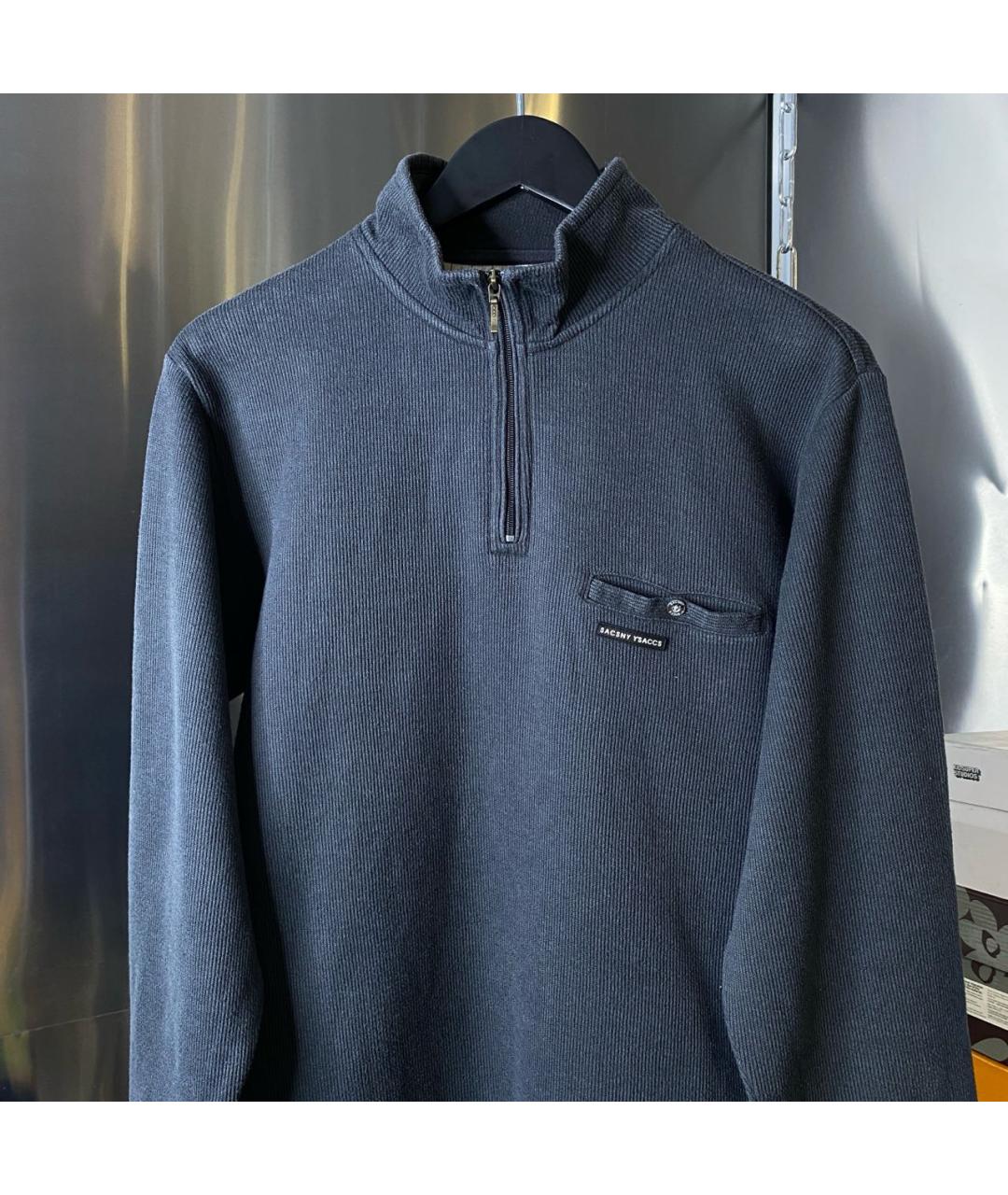 YOHJI YAMAMOTO Черный хлопковый джемпер / свитер, фото 9