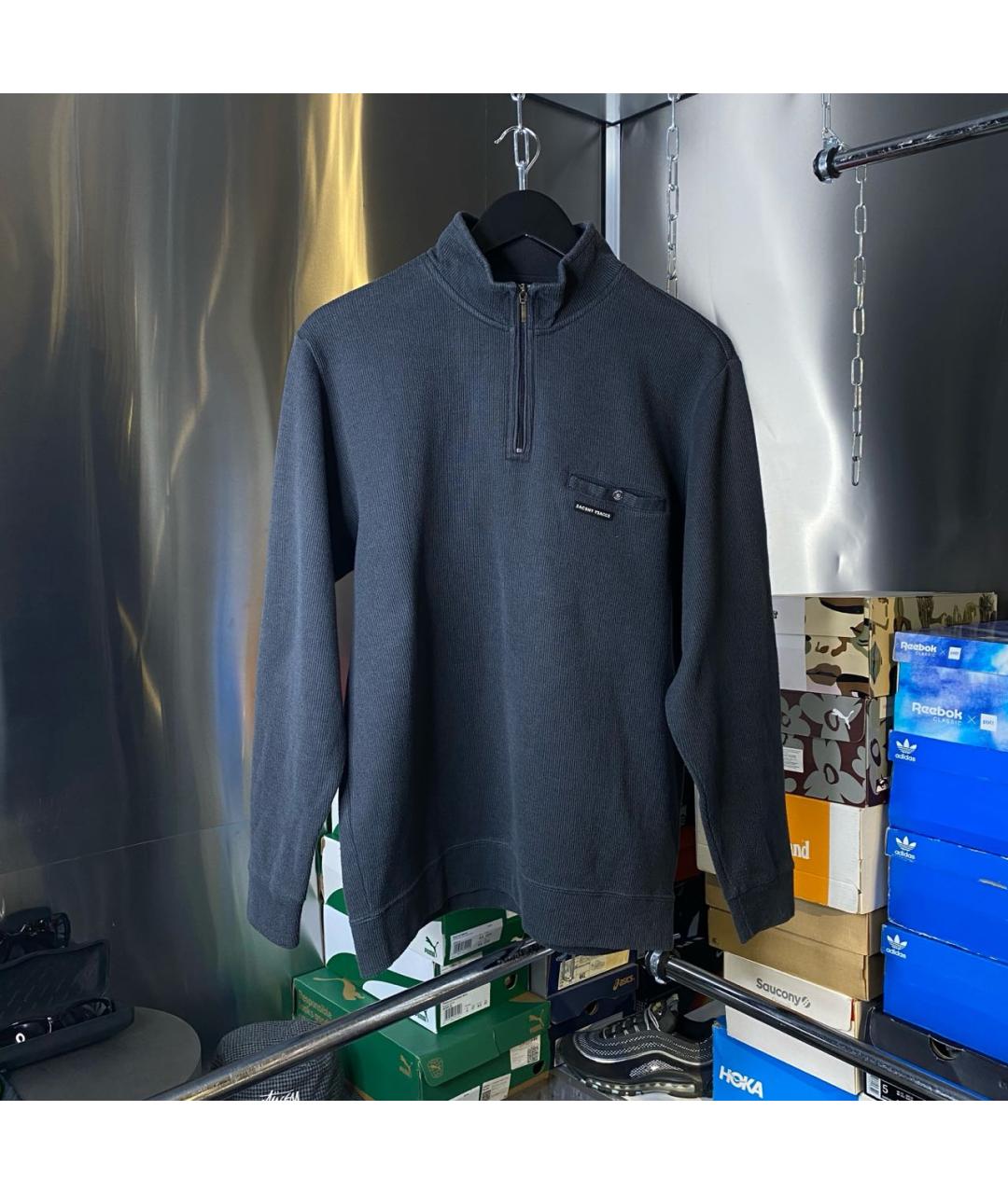 YOHJI YAMAMOTO Черный хлопковый джемпер / свитер, фото 2