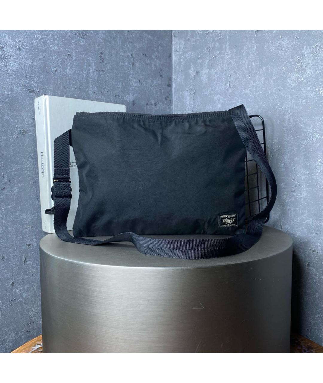 PORTER-YOSHIDA & CO. Черная сумка на плечо, фото 9