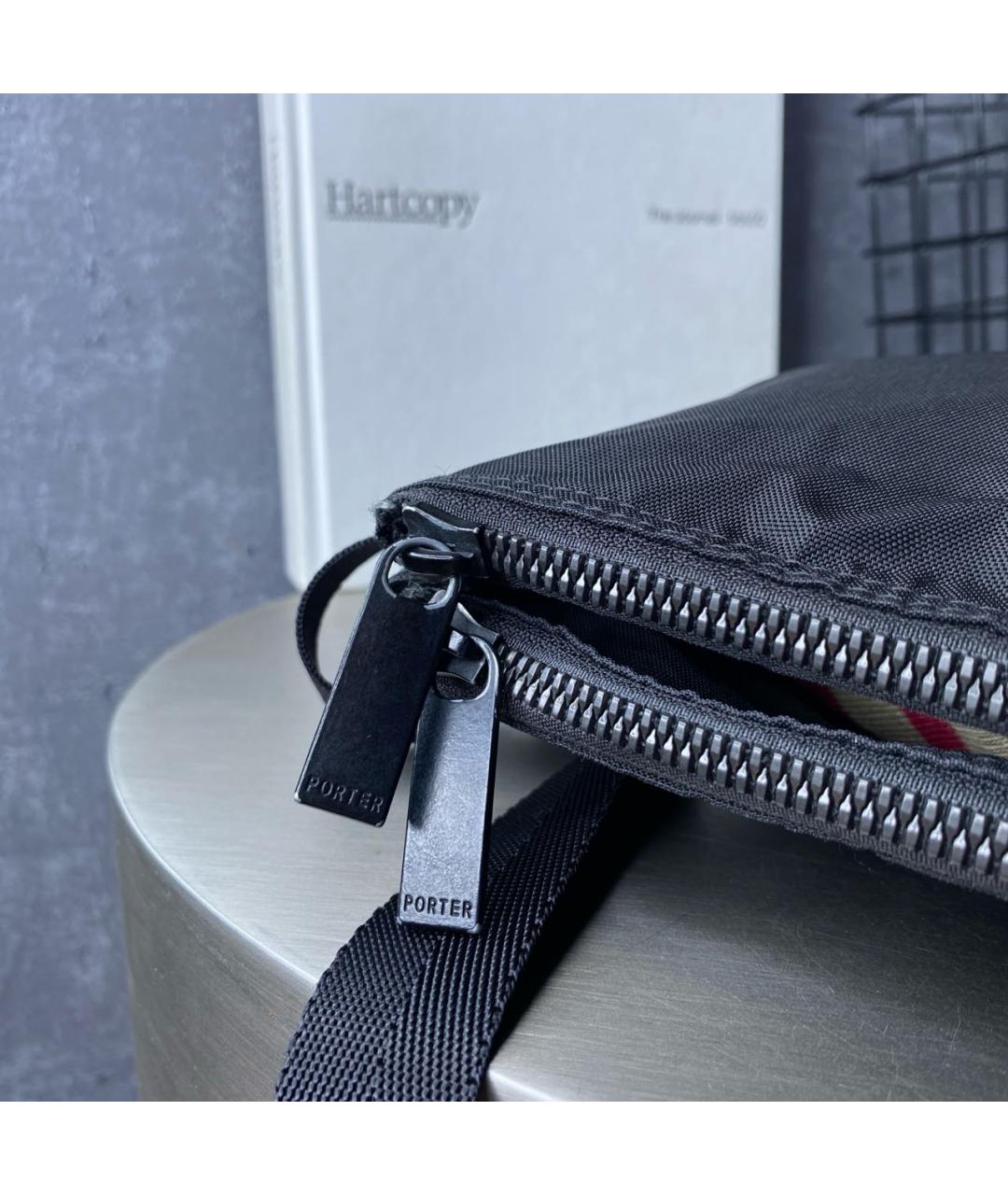 PORTER-YOSHIDA & CO. Черная сумка на плечо, фото 3
