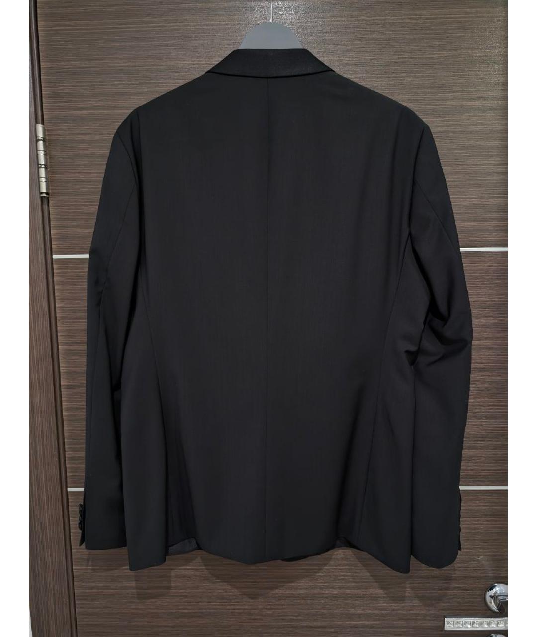 HUGO BOSS Черный шерстяной пиджак, фото 2