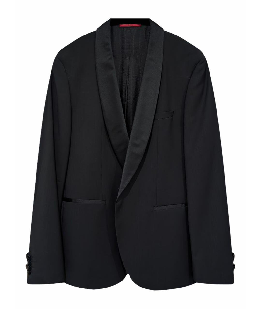 HUGO BOSS Черный шерстяной пиджак, фото 1