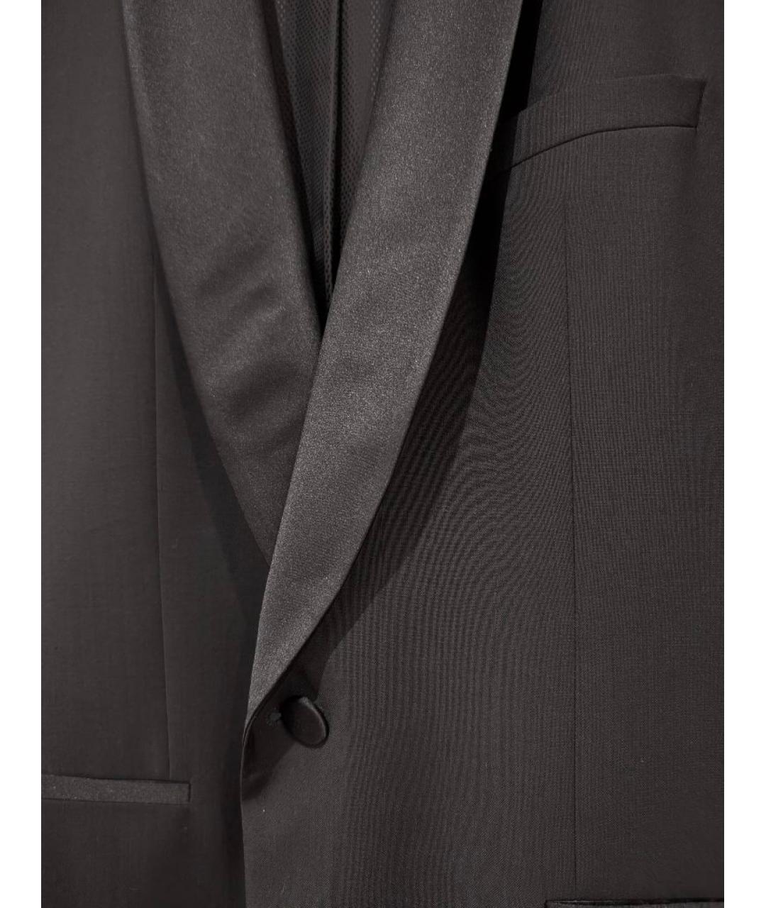 HUGO BOSS Черный шерстяной пиджак, фото 4