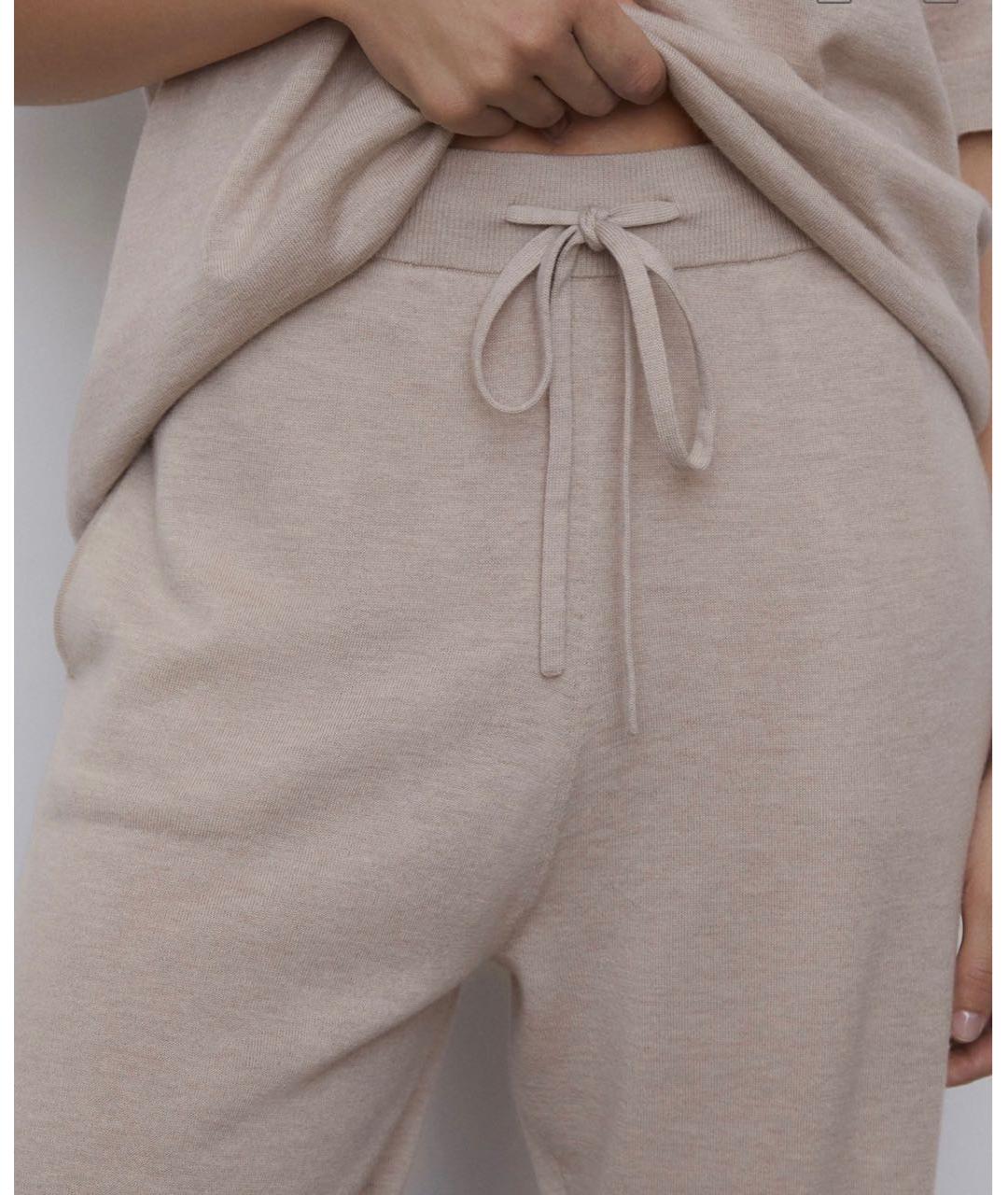 12 STOREEZ Серые шерстяные прямые брюки, фото 3