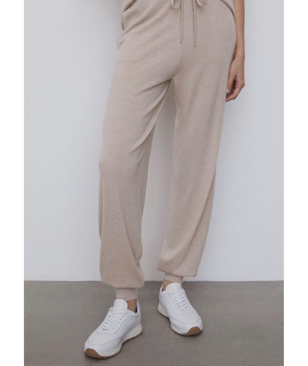 12 STOREEZ Серые шерстяные прямые брюки, фото 2