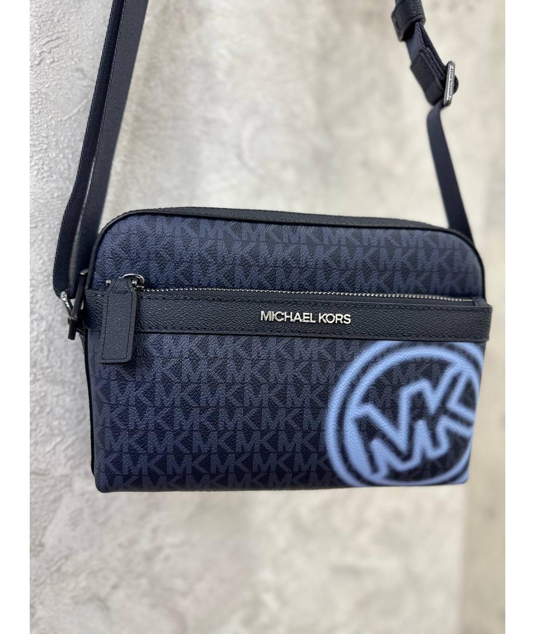 MICHAEL KORS Темно-синяя сумка на плечо, фото 4