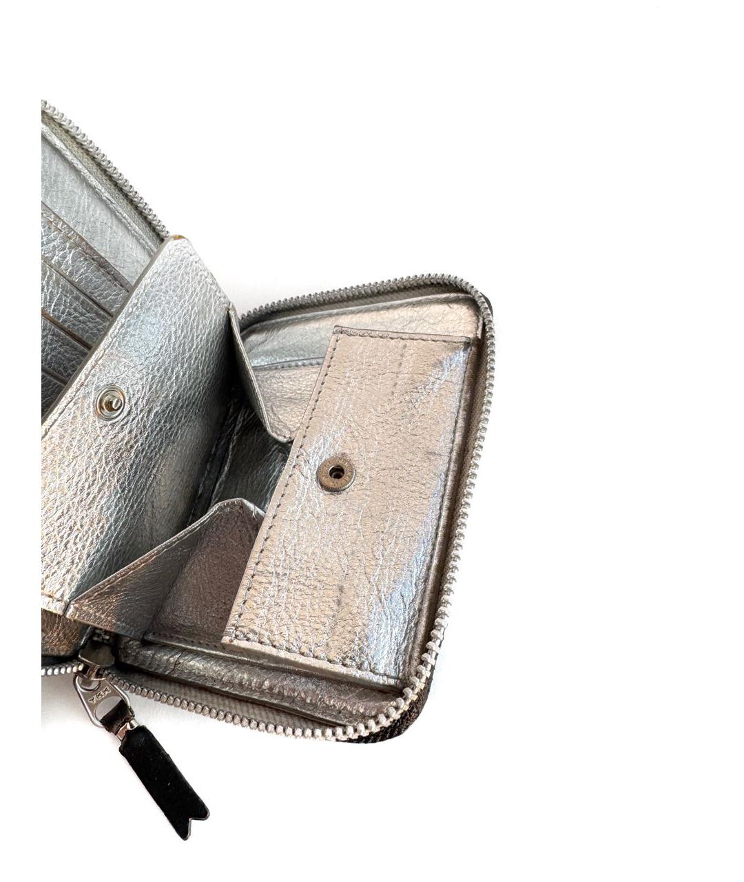 COMME DES GARÇONS Черный кожаный кошелек, фото 7