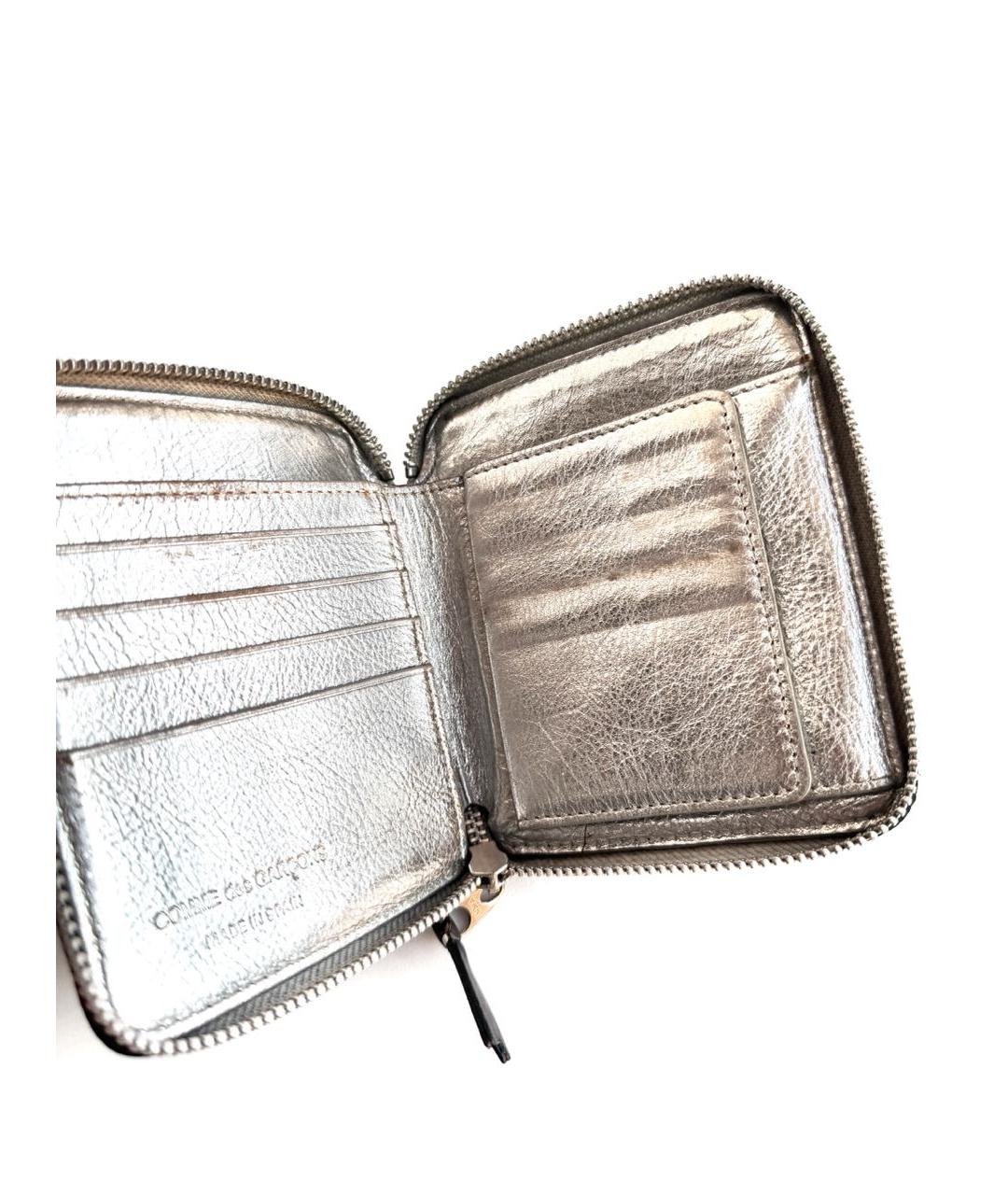 COMME DES GARÇONS Черный кожаный кошелек, фото 5