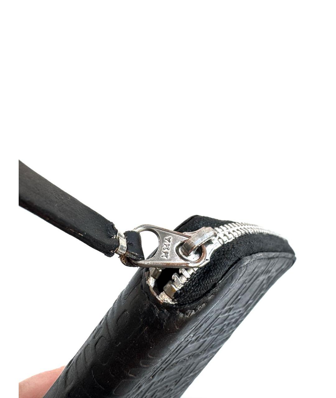 COMME DES GARÇONS Черный кожаный кошелек, фото 8