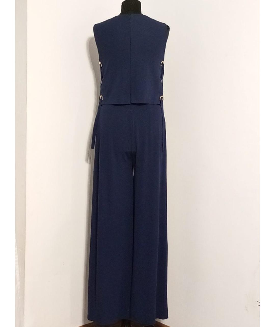 MICHAEL MICHAEL KORS Темно-синий вискозный комбинезон, фото 2