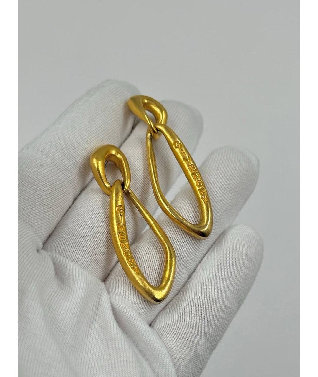 GIVENCHY Золотые позолоченные серьги, фото 4