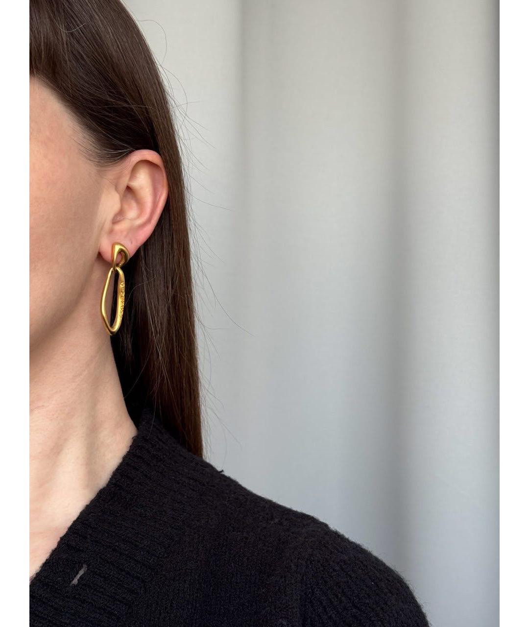 GIVENCHY Золотые позолоченные серьги, фото 6