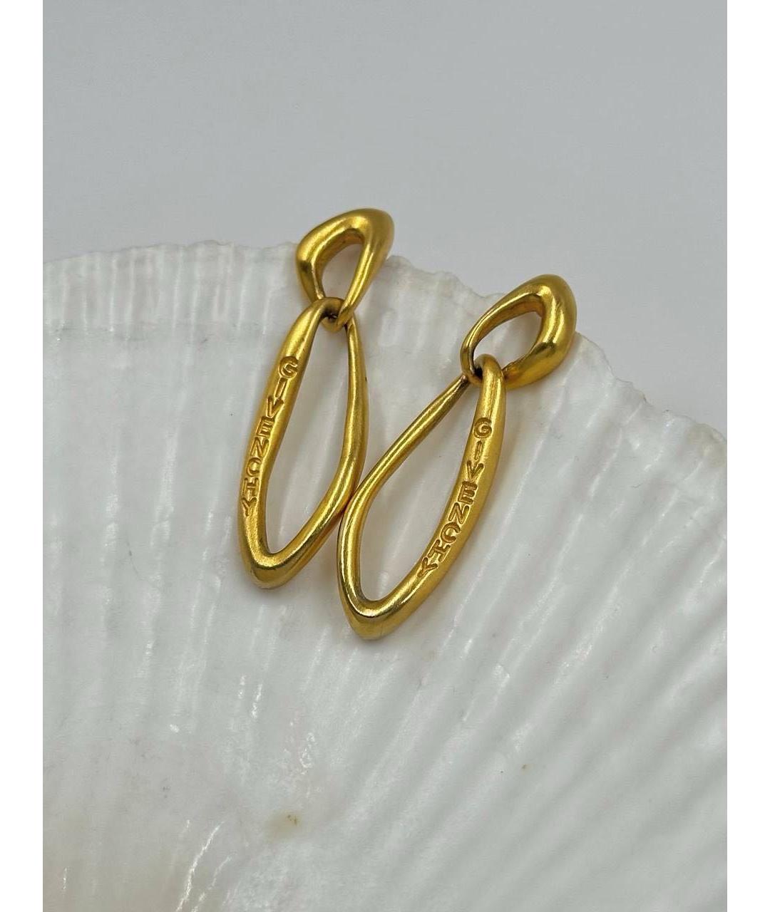 GIVENCHY Золотые позолоченные серьги, фото 2