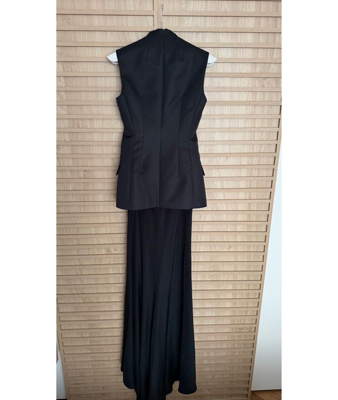 SPORTMAX Черное вечернее платье, фото 3