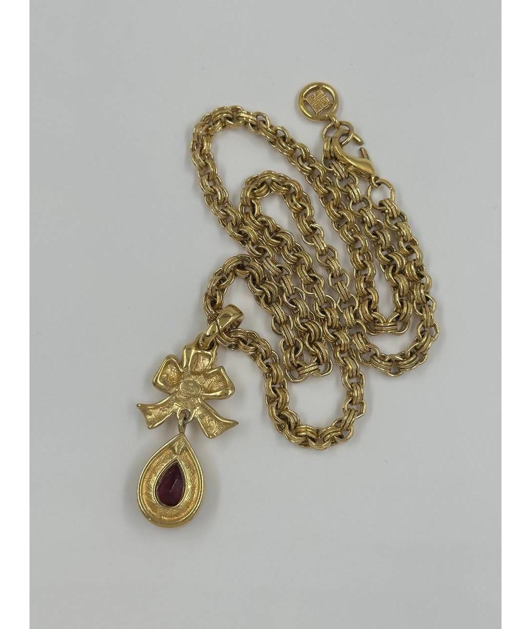 GIVENCHY Золотое позолоченное колье, фото 5