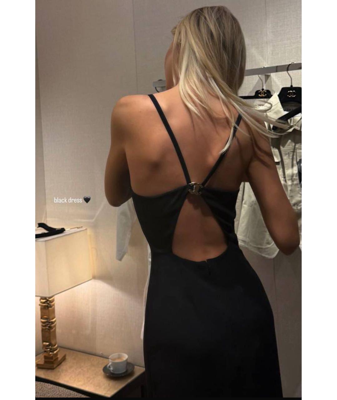 CHANEL Черное вечернее платье, фото 4