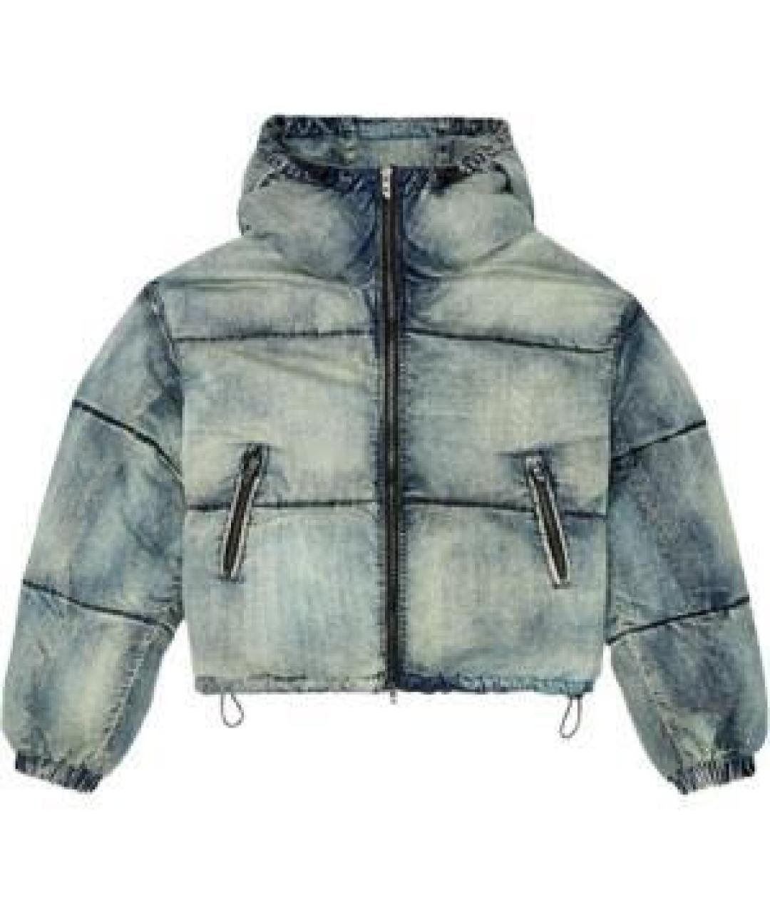 DIESEL Темно-синяя деним куртка, фото 8