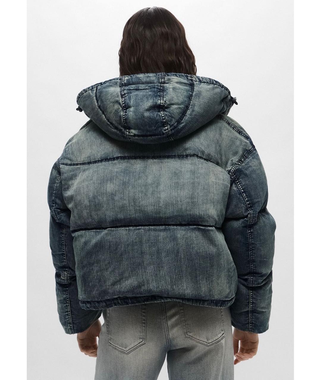 DIESEL Темно-синяя деним куртка, фото 2