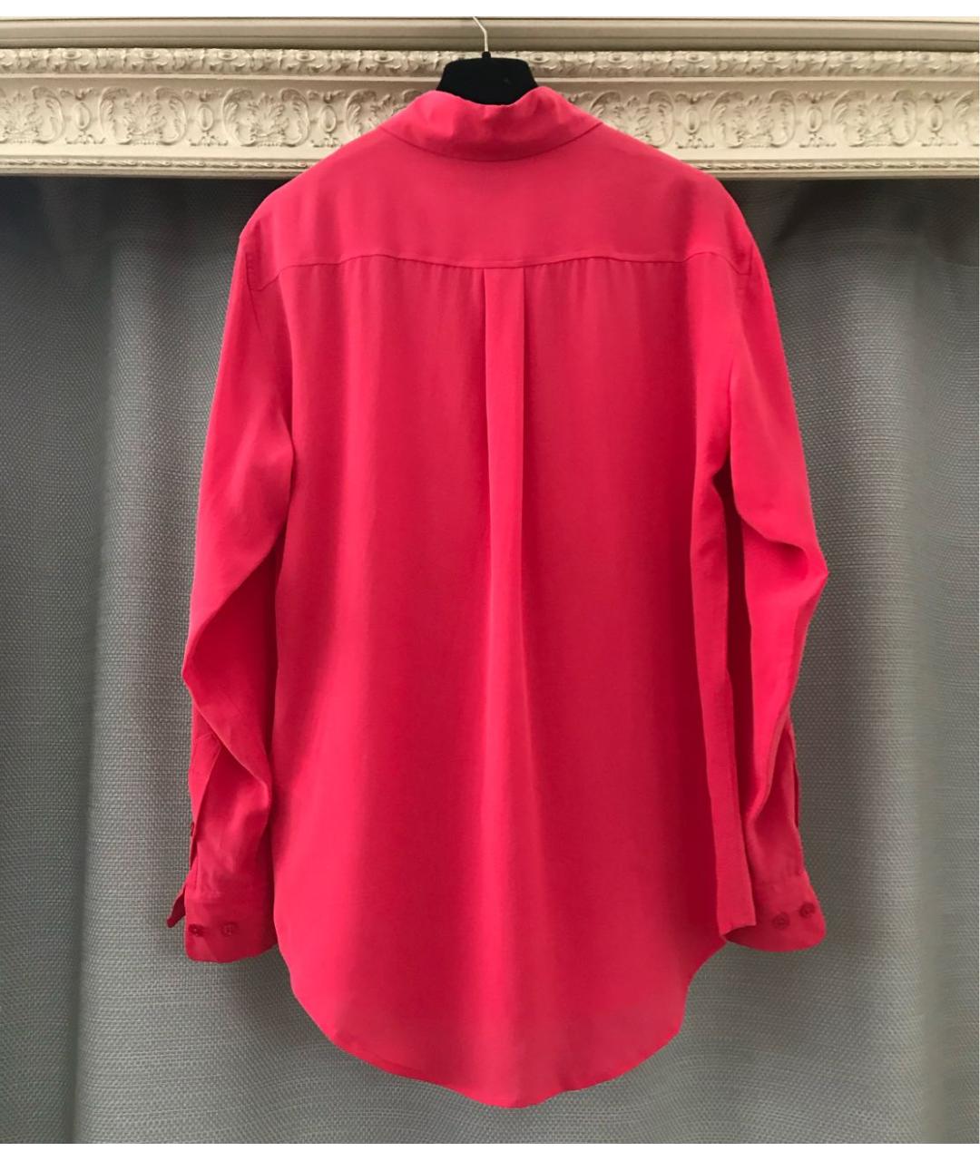 EQUIPMENT Красная шелковая рубашка, фото 7
