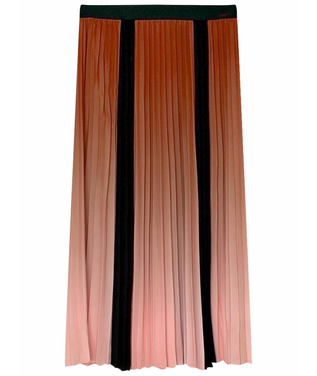 MAJE Коралловая юбка миди, фото 1