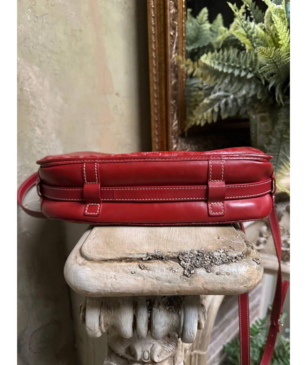 GOYARD Бордовая сумка на плечо, фото 4