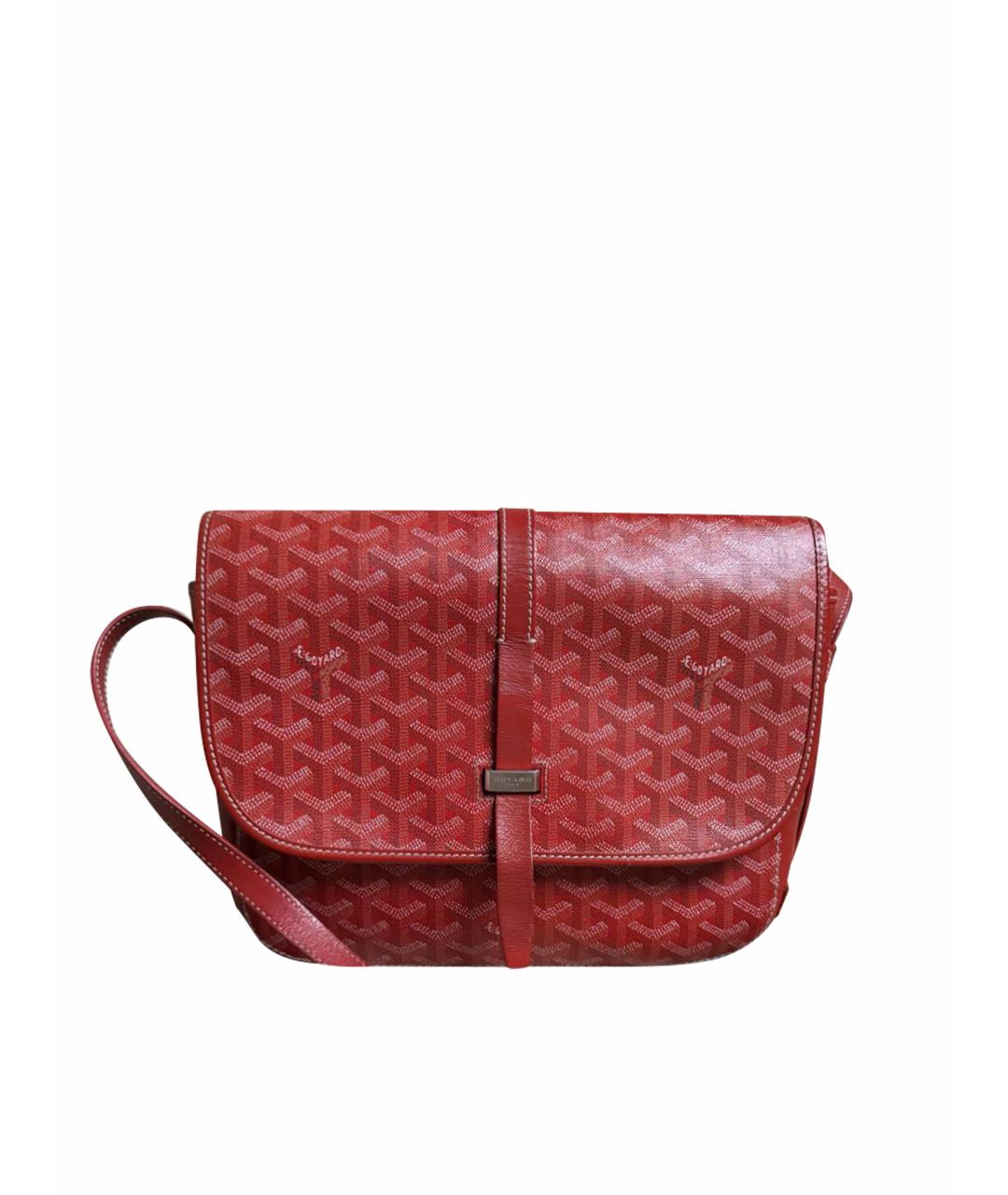 GOYARD Бордовая сумка на плечо, фото 1