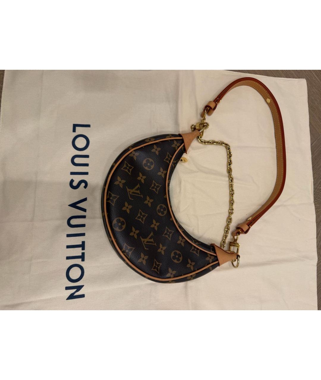 LOUIS VUITTON Коричневая сумка через плечо, фото 3