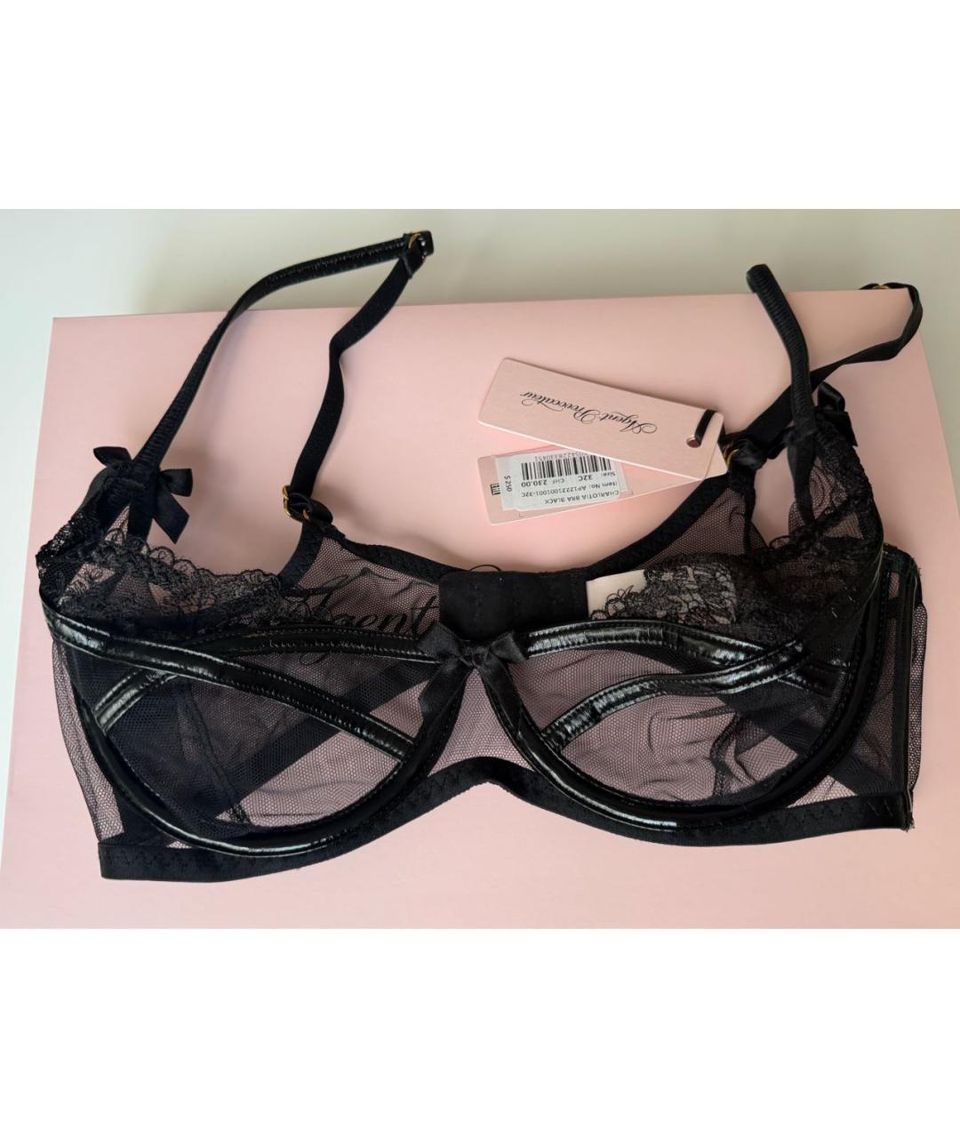 AGENT PROVOCATEUR Черный бюстгалтеры, фото 3