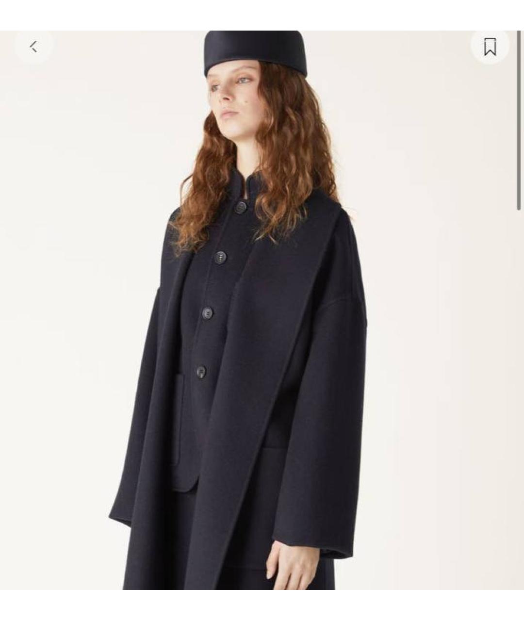 LORO PIANA Темно-синее кашемировое пальто, фото 3