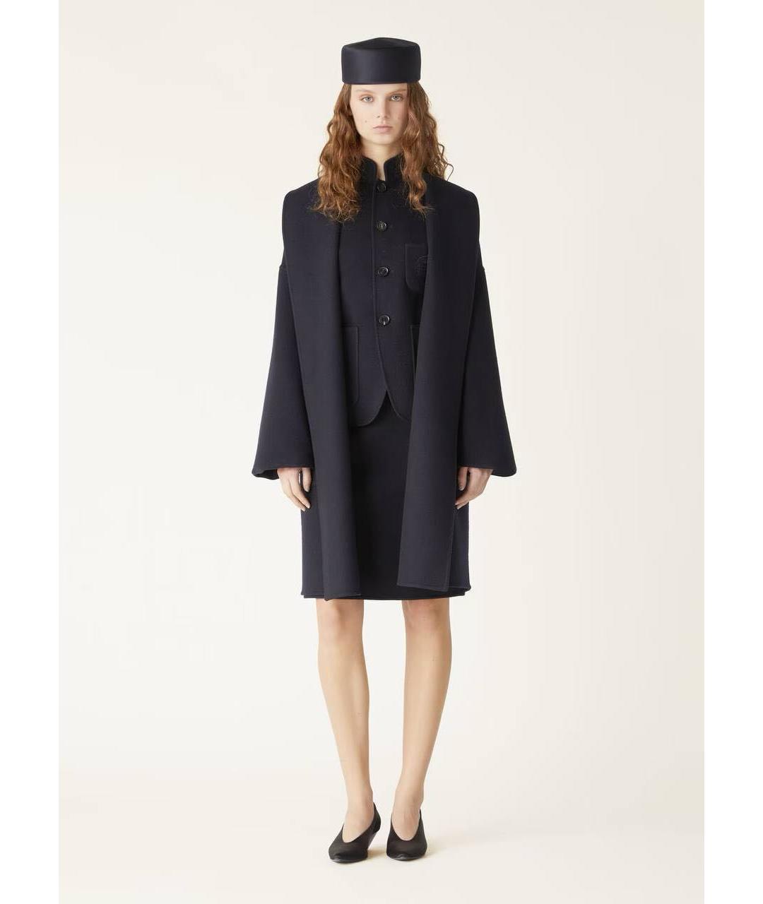 LORO PIANA Темно-синее кашемировое пальто, фото 2