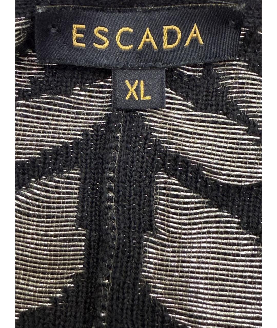 ESCADA Черный шерстяной кардиган, фото 5