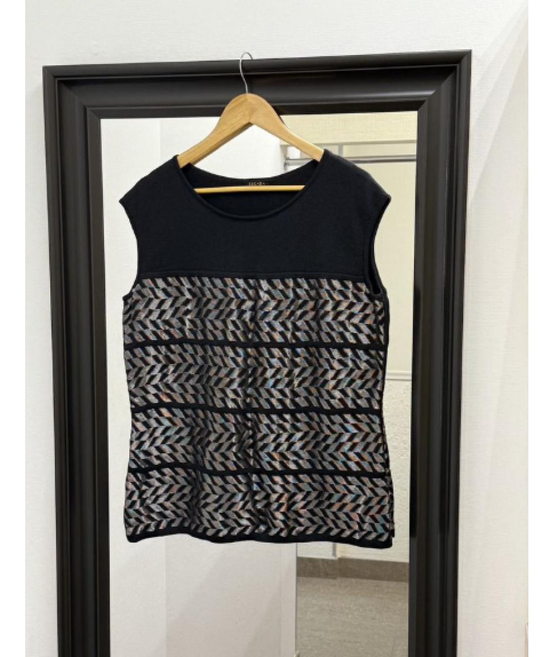 ESCADA Черный шерстяной кардиган, фото 3