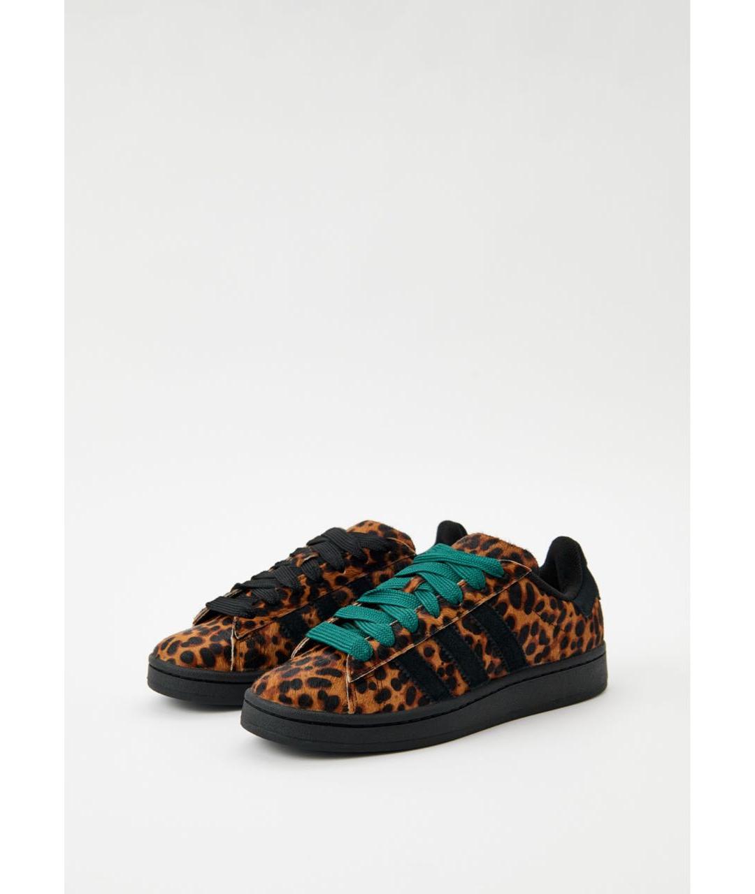 ADIDAS Коричневые замшевые кроссовки, фото 3