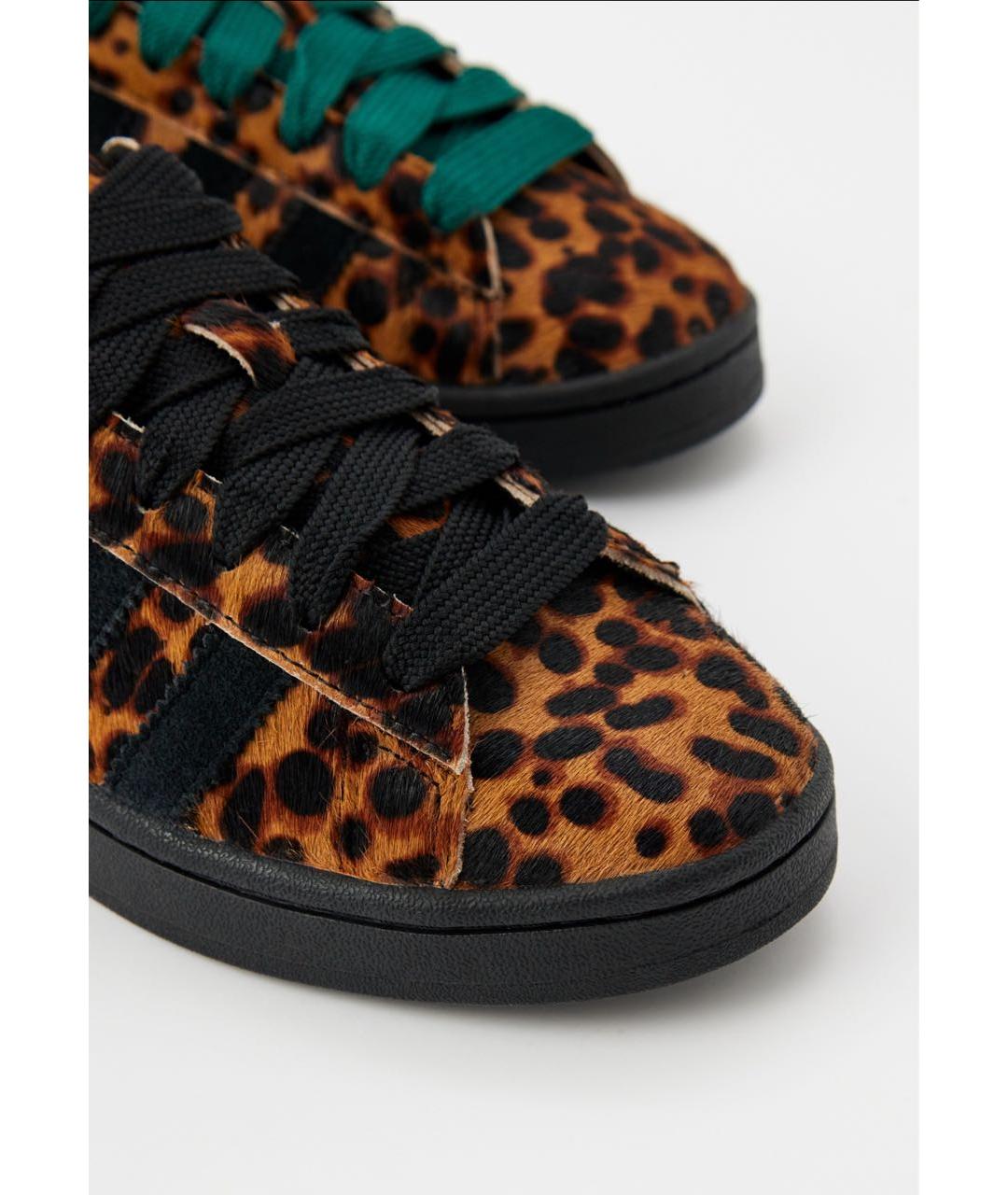 ADIDAS Коричневые замшевые кроссовки, фото 2