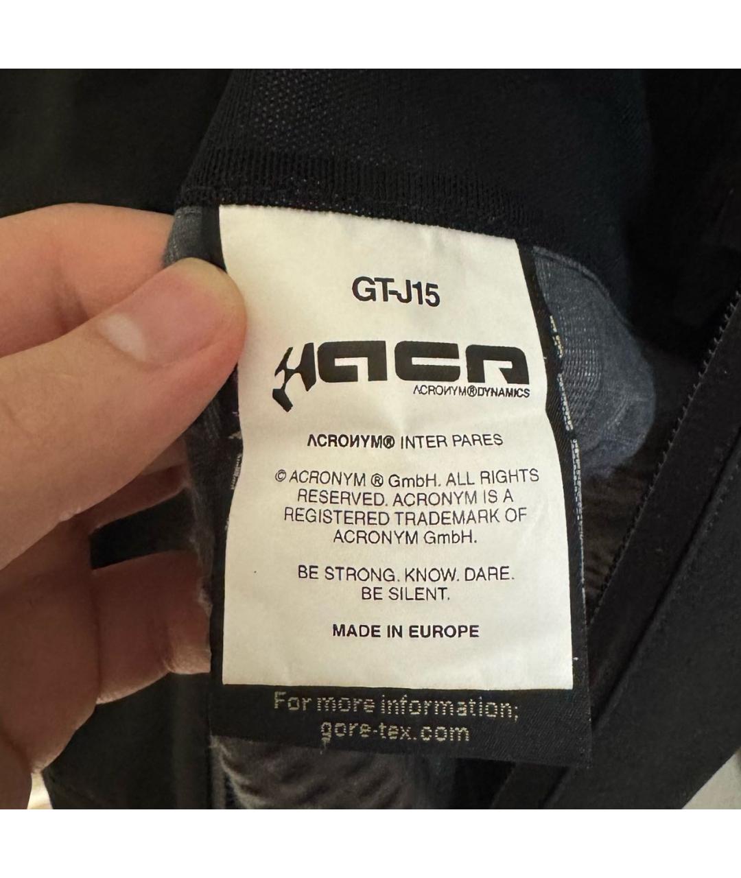 ACRONYM® Черная полиэстеровая куртка, фото 6