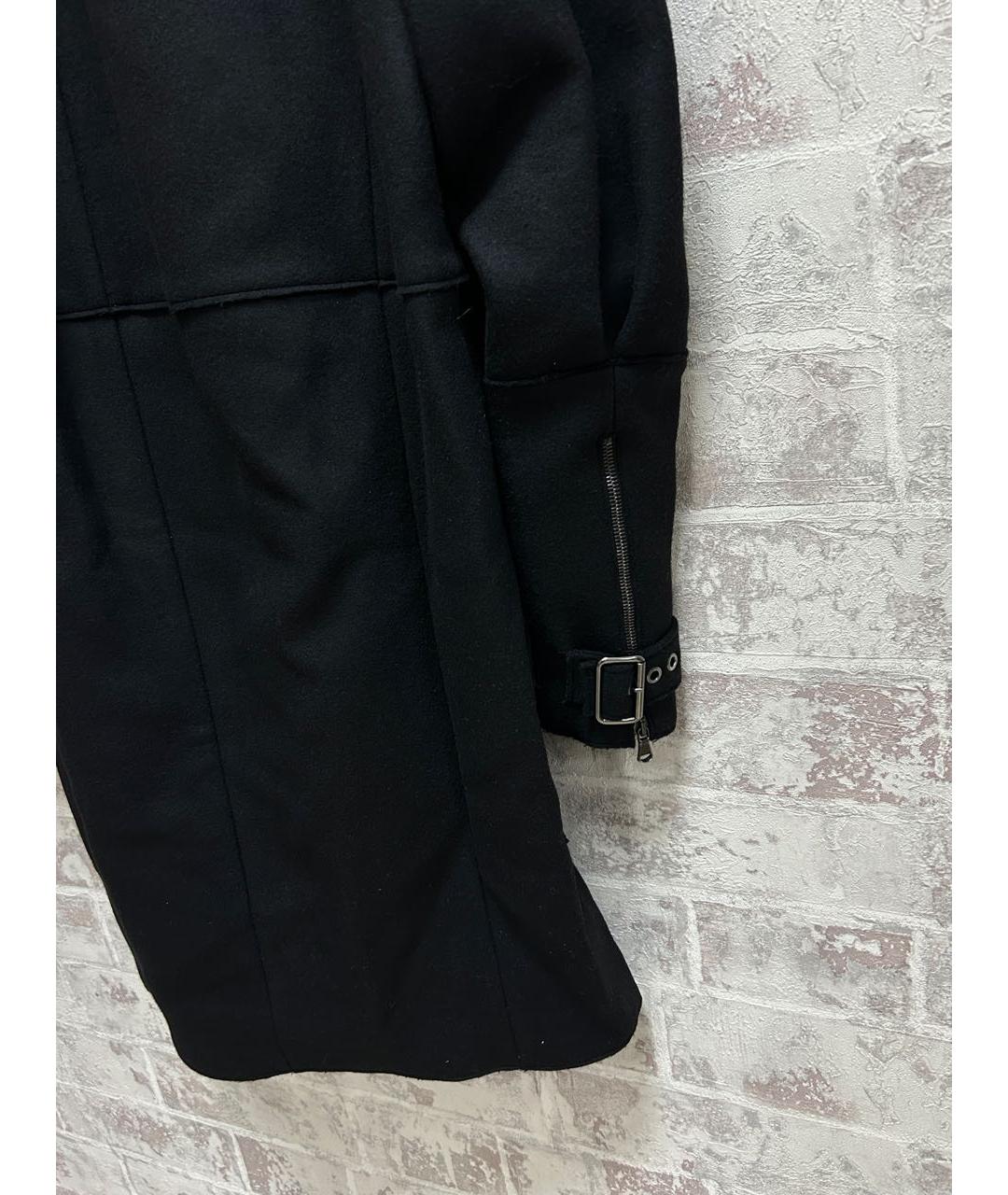 IRFE Черное шерстяное пальто, фото 5