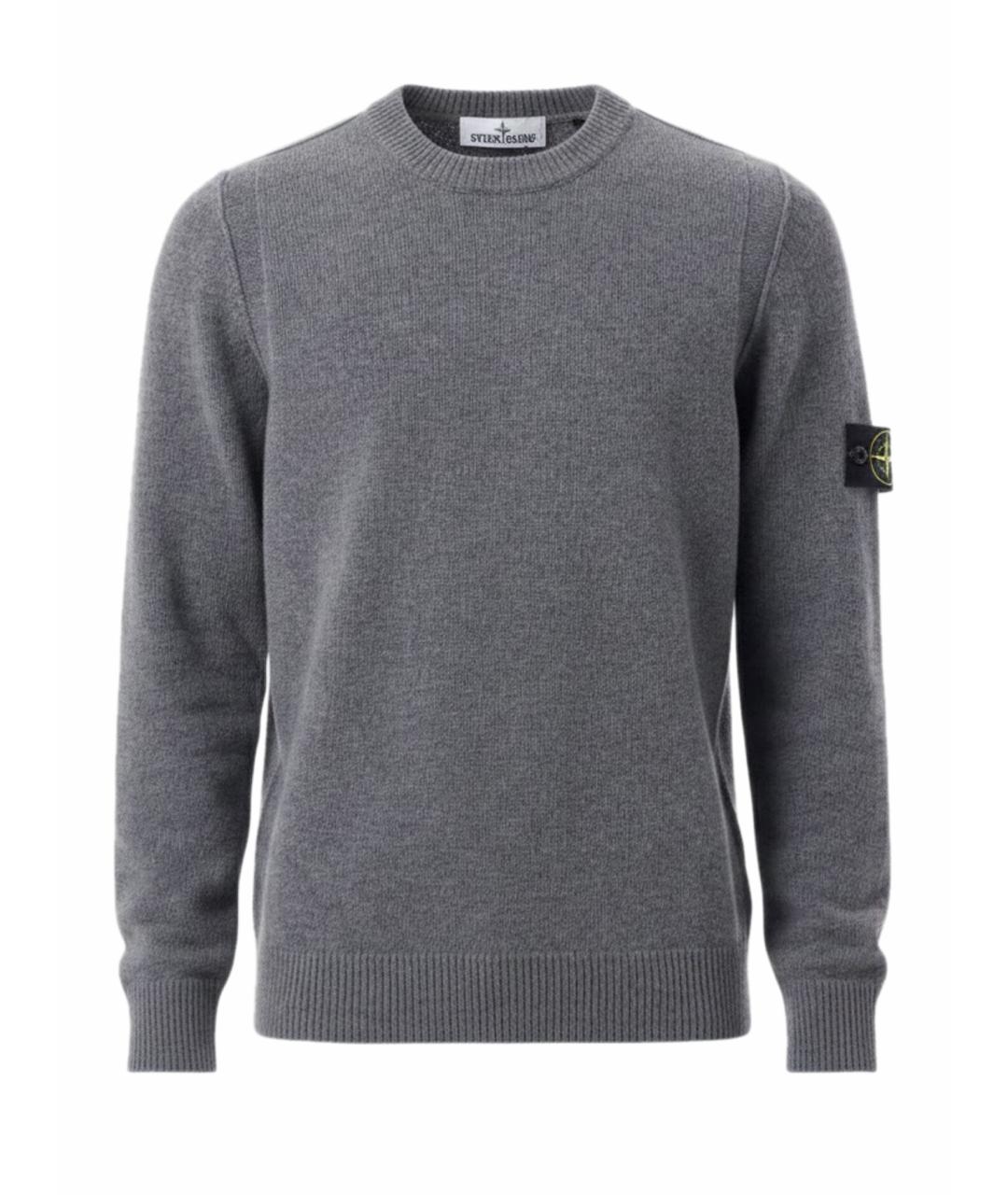 STONE ISLAND Серый джемпер / свитер, фото 1