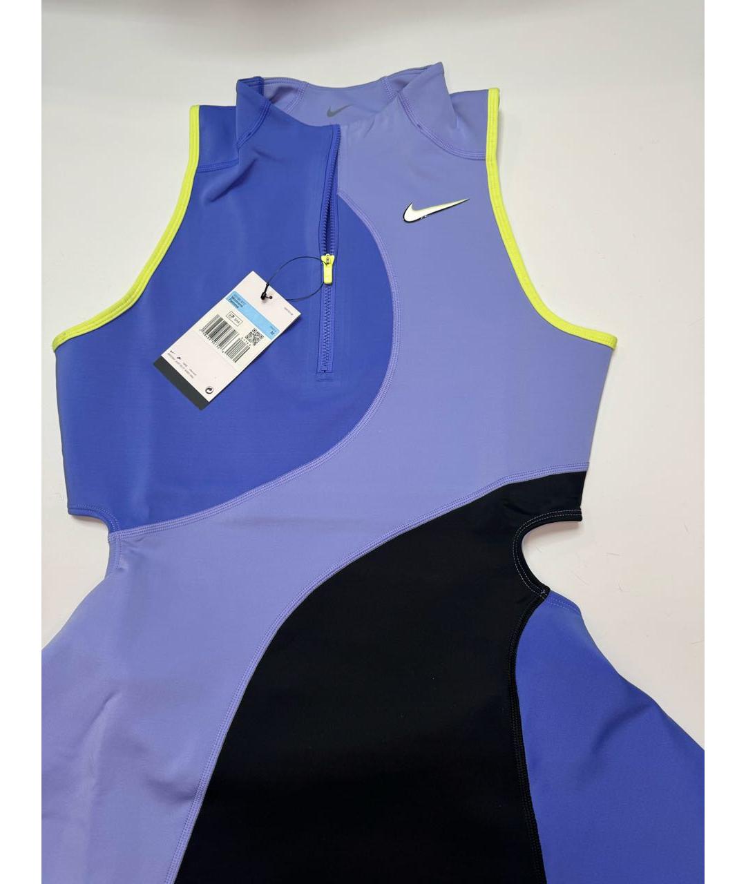 NIKE Синее синтетическое платье, фото 3