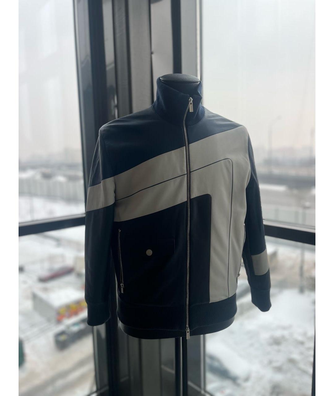 HERMES Черная кожаная куртка, фото 4