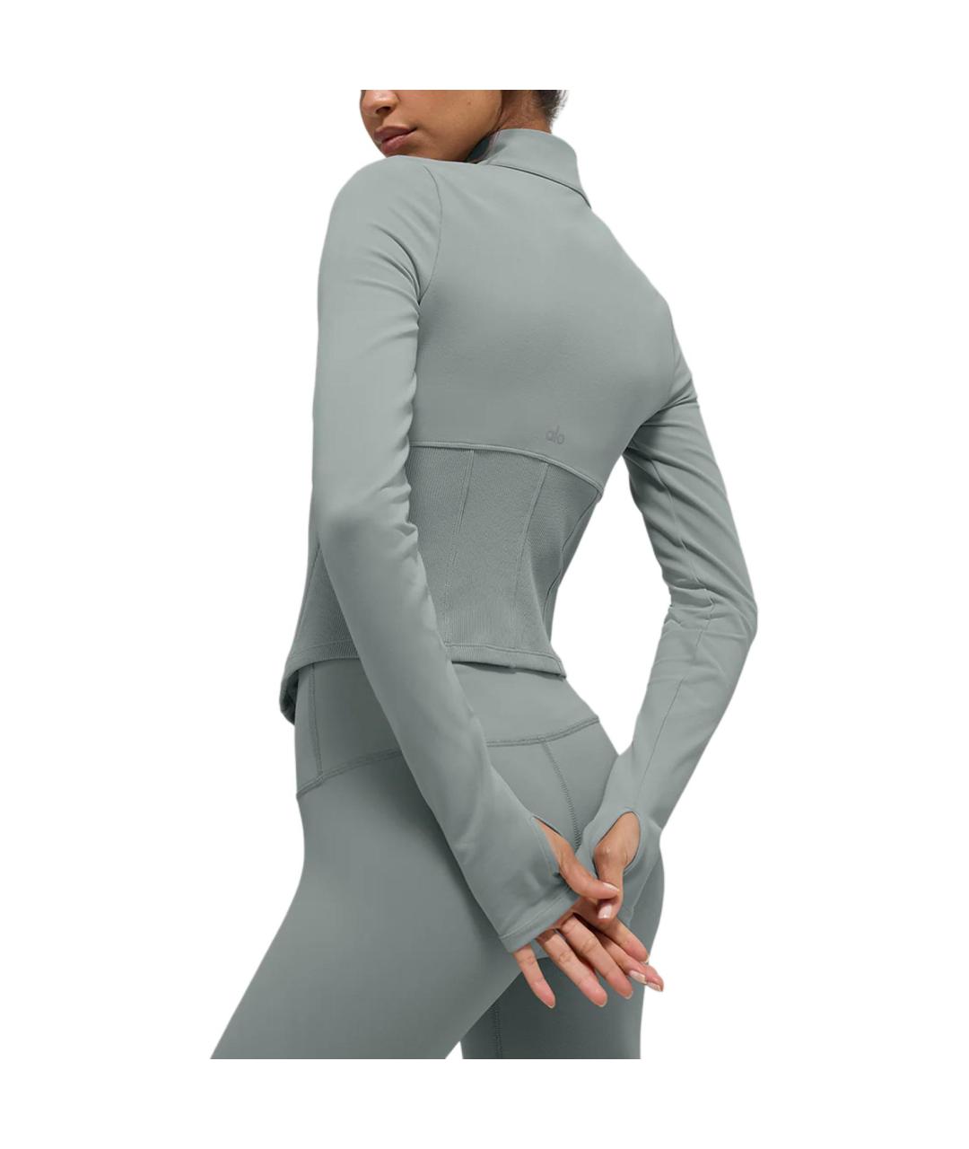 ALO YOGA Серая куртка, фото 2
