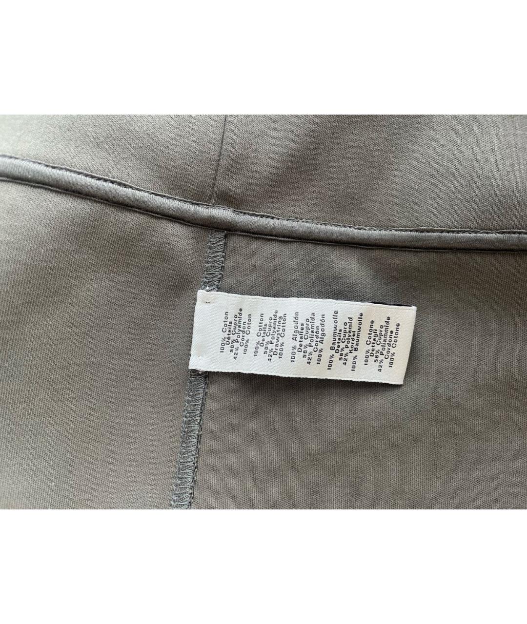 HERMES Хаки хлопковая куртка, фото 3