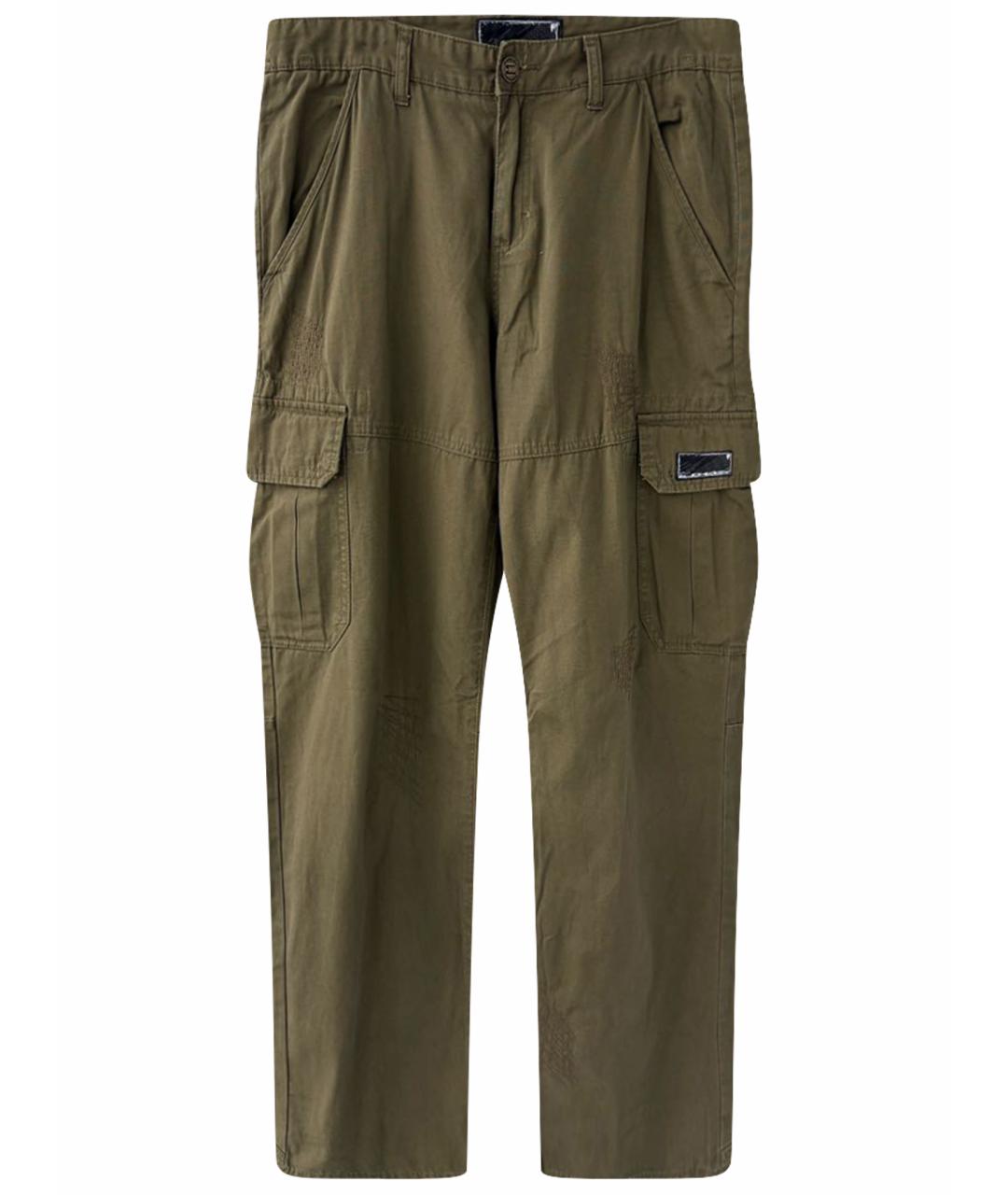 OAKLEY Хаки хлопко-полиэстеровые прямые джинсы, фото 1